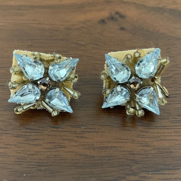 Thumb size - Felt and Crystal - Earnings - Picture 2 of 3